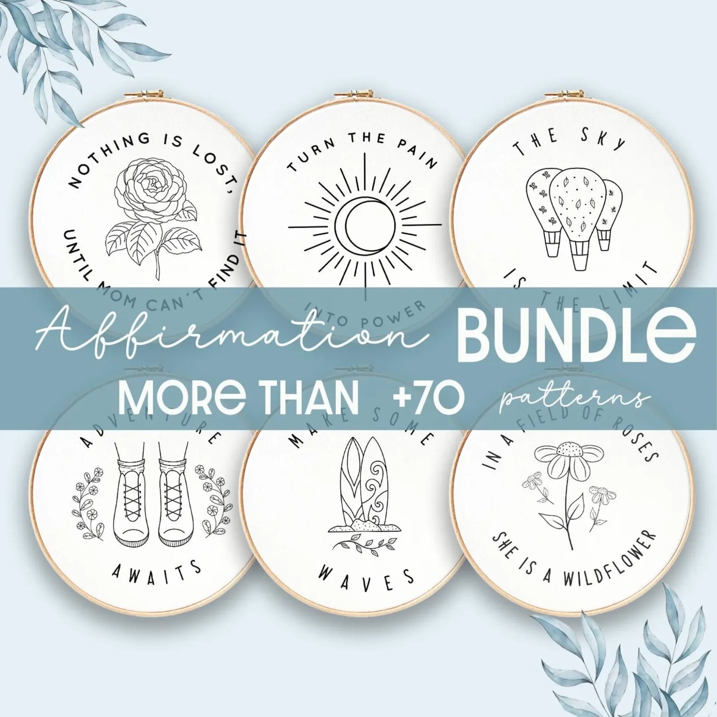 2700+ Hand Embroidery Templates Super Bundle (PDF Download) | Lifetime Access | Beginner-Friendly Patterns