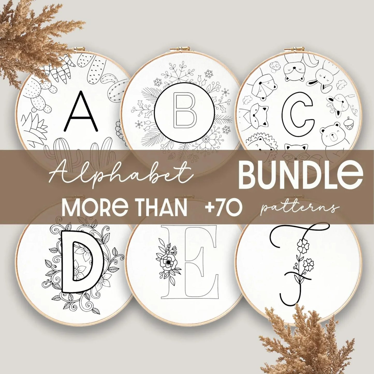 2700+ Hand Embroidery Templates Super Bundle (PDF Download) | Lifetime Access | Beginner-Friendly Patterns